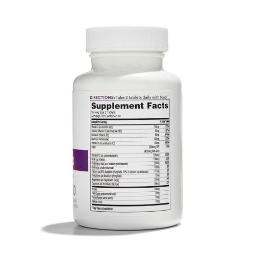 365 by Whole Foods Market, Vitamin B Complex, High Potency with Herbal Support, 60 Tablets - görsel 4