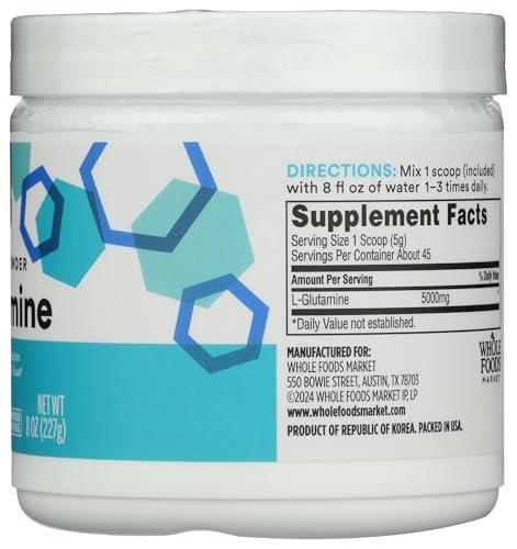 365 by Whole Foods Market, L-Glutamine Free-Form Powder, 8 oz - görsel 7