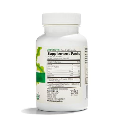 365 by Whole Foods Market, Spirulina 500mg, 100 ct
