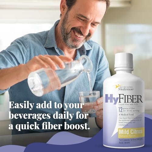 Medtrition HyFiber Daily Liquid Fiber for Regularity and Soft Stools, 12 Grams Soluble Fiber, 32 fl oz 1 Bottle - görsel 12