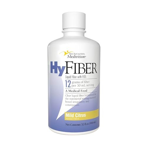 Medtrition HyFiber Daily Liquid Fiber for Regularity and Soft Stools, 12 Grams Soluble Fiber, 32 fl oz 1 Bottle - görsel 2