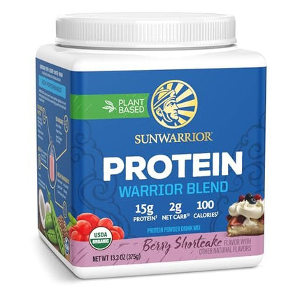 Sunwarrior Warrior Blend Plant Based Raw – Complete Amino Acid Profile: The strategic blend of pea and hemp – Image 3