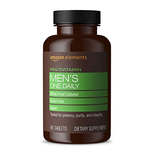Men's One Daily Multivitamin, 62% Whole Food Cultured, Vegan, 21 Vitamins and Minerals, 65 Tablets, 2 Month Supply - görsel 1