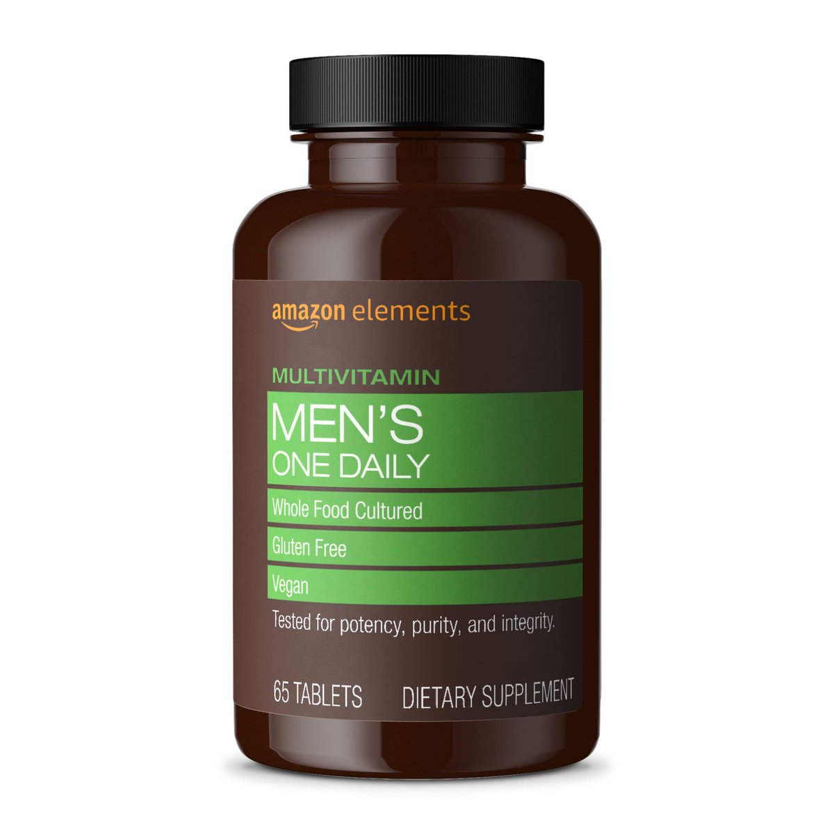 Men's One Daily Multivitamin, 62% Whole Food Cultured, Vegan, 21 Vitamins and Minerals, 65 Tablets, 2 Month Supply - görsel 2