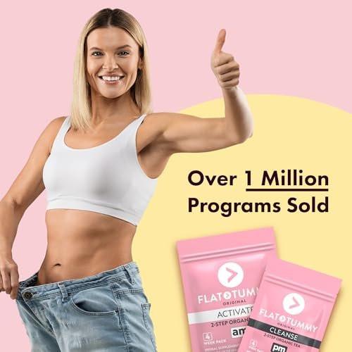 Flat Tummy Tea – 2-Step, 4 Week Program – Detox Tea to Boost Energy & Reduce Bloating – All Natural Detox Cleanse w/ Green Tea, Lemon Balm, Dandelion, Fennel, & More – Digestion Support - görsel 6
