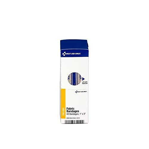 First Aid Only FAE-3101 Smart Compliance 1 x 3 Inch Fabric Bandages, First Aid Kit Refill Supplies for Business, Worksite, and Home, Pack of 40 - görsel 2