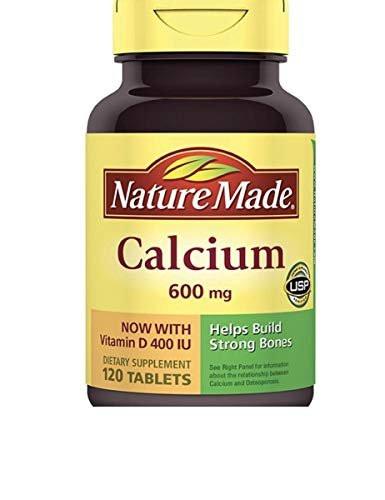 Nature Made Calcium 600 mg with Vitamin D - 120 Tablets