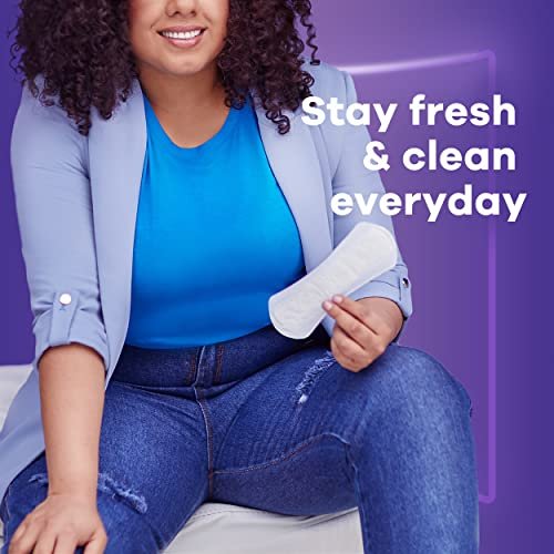 Always Radiant Daily Liners Long – 46 Count, CleanGuard Protection - görsel 7