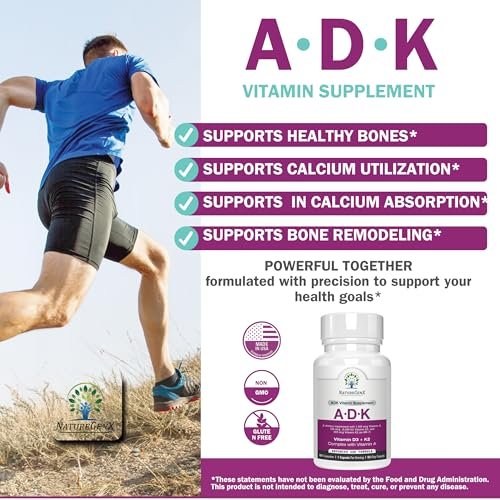 NatureGenX ADK Vitamin Supplement – Vitamins – Free of: Gluten, GMOs, soy, dairy, eggs, fish, shellfish, peanuts, – Image 12