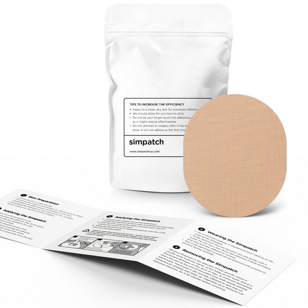 SIMPATCH Universal Adhesive Patch (25-Pack) - Waterproof Adhesive, CGM Patches (Beige) - görsel 13