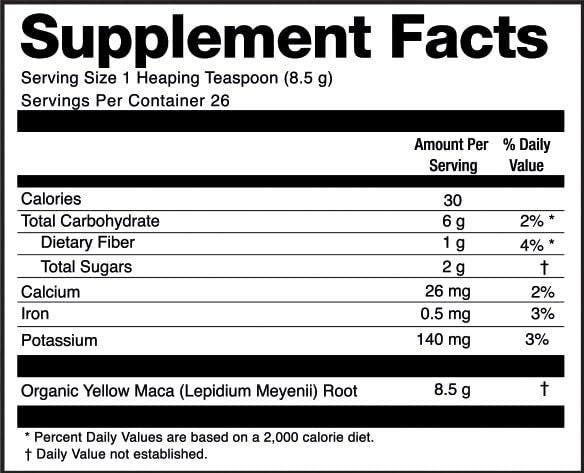 Zen Spirit Maca Root Powder Organic - Peruvian Root Premium Grade Superfood (Raw) - USDA & Vegan Certified - 1 Bag (8oz) - Perfect for Breakfast, Smoothies, Baking & Ice Cream. - görsel 10