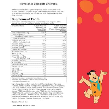 Flintstones Vitamins Chewable Kids – Storage: Store at room temperature, away from heat and moisture. – Image 11