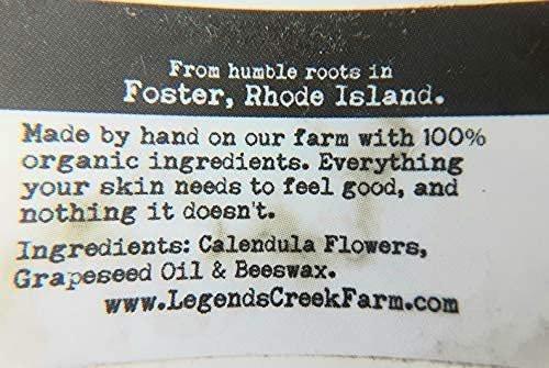 Legend's Creek Farm Herbal Salve - Healing Ointment with Calendula Flowers & Grapeseed Oil - Natural Balm for Dry Skin, Scrapes, & Stings - 1oz. Healing Balm Handmade in USA (Calendula S.) - görsel 10