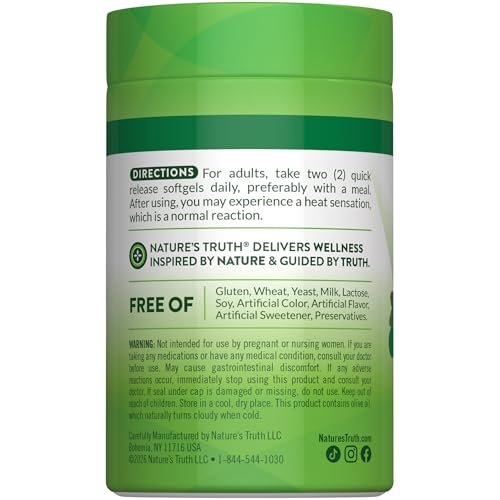Nature's Truth Oregano Oil Softgels | 90 Pills | Contains Carvacrol | Non-GMO & Gluten Free Supplement - görsel 14