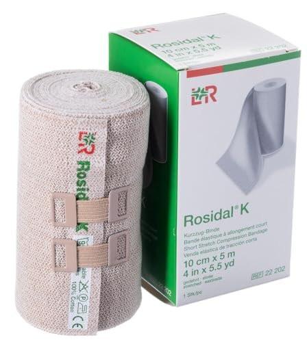 Lohmann & Rauscher Rosidal K Short Stretch Compression Bandage, For Use In The Management of Acute & Chronic Lymphedema, Edema, & Venous Insufficiency, 3.93" x 5.5 Yards (10cm x 5m), 1 Roll - görsel 2