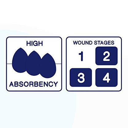 MedVance 5 Pack 6"x8" Silicone Foam Dressing – Material: Silicone foam with waterproof backing – Image 7