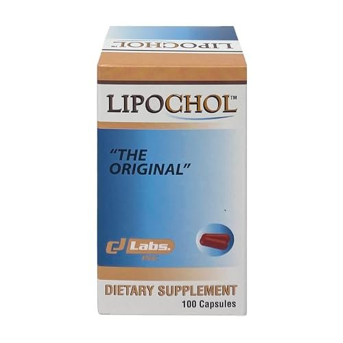 Lipochol Dietary Supplement for Liver Detox & Cleanse, Daily Detox & Liver Support with Vitamins, Nutritional Support, Detox & Repair, 100 Capsules, 1-Pack - görsel 1