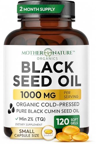 Black Seed Oil Capsules 1000mg, Organic Cold – Joint & Inflammatory Support: The anti-inflammatory properties of – Image 16