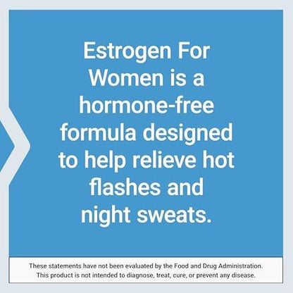 Life Extension Estrogen for Women - Helps Relieve Hot Flashes and Night Sweats - Soy Isoflavones, Norway Spruce Extract, Chasteberry - Hormone-Free, Gluten Free, Non-GMO, Vegetarian - 30 Tablets