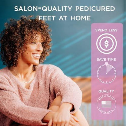 Lee Beauty 8oz Professional Gel Callus Remover for Feet - Original Fast-Acting Formula and Rasp Foot File Kit, Extra Strength for Cracked Heels & Dead Skin (Pack of 1)