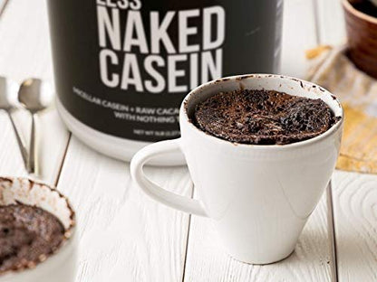 NAKED Casein - 1Lb Micellar Casein Protein - Bulk, Zero Carb, NSF Certified, GMO-Free, Gluten Free, Soy Free, Preservative Free - Stimulate Muscle Growth - Enhance Recovery - 15 Servings