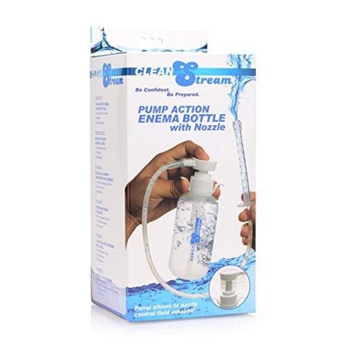 Cleanstream Pump Action Enema Bottle with Flexible Nozzle and Syringe-Style Handle, 300 mL Capacity, Silicone Material, Easy Self-Cleansing Douche System for Controlled Personal Care - görsel 2