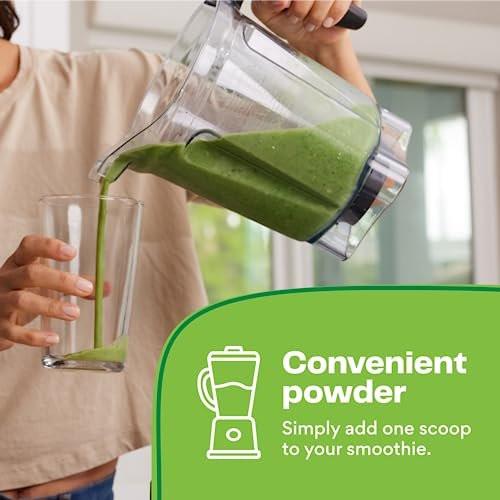 Amazing Grass Super Greens Booster: Greens Powder Smoothie Mix with Spirulina, Moringa, Wheat Grass & Kale Smoothie Booster, Chlorophyll Providing Greens, 30 Servings - görsel 6