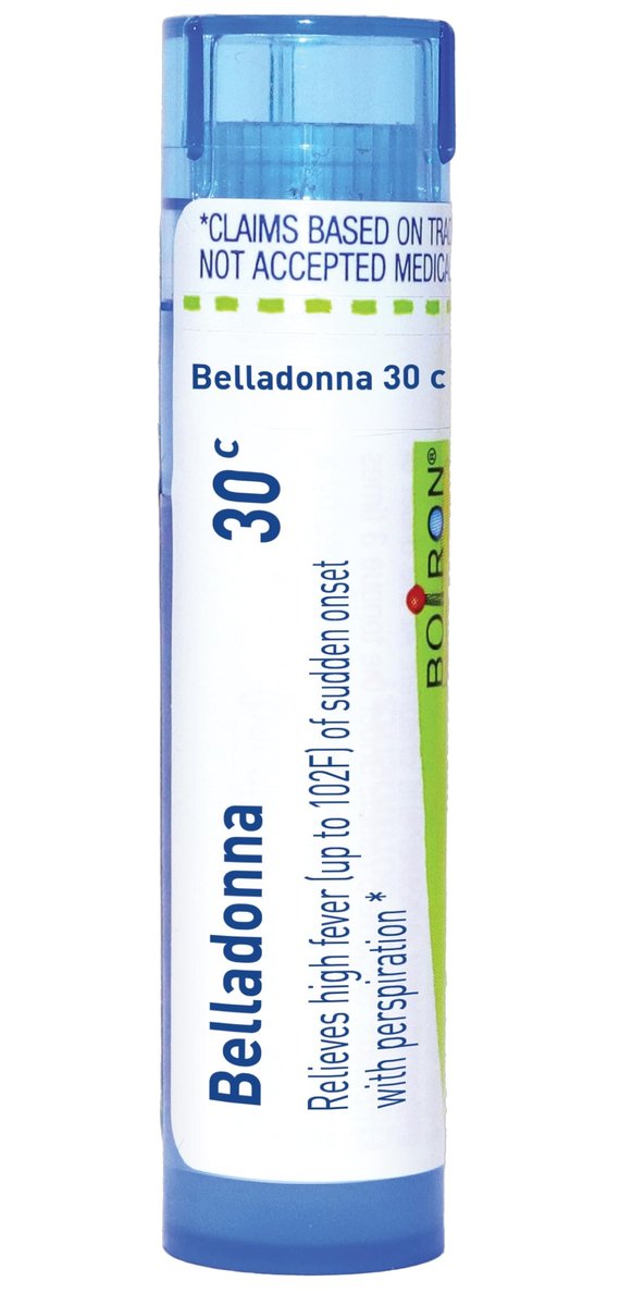 Boiron Belladonna 30C Homeopathic Medicine for Fever - 80 Pellets - görsel 2