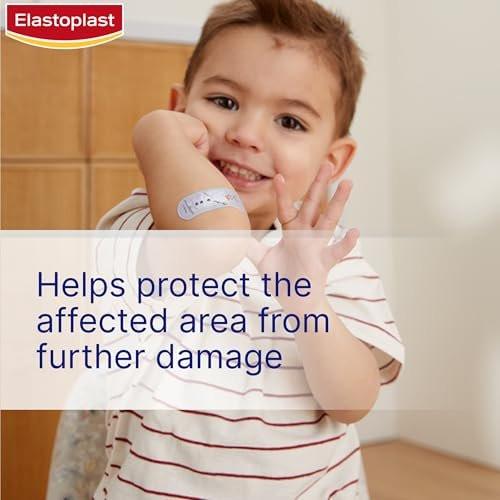 Elastoplast Disney Frozen Plasters, Assorted Sizes (16 Pieces), Coloured, First Aid Wound Care for Children with Frozen Designs, Various Sized, Skin-Friendly - görsel 1