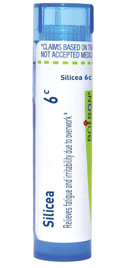 Boiron Silicea 6C Homeopathic Medicine for Fatigue - 80 Pellets