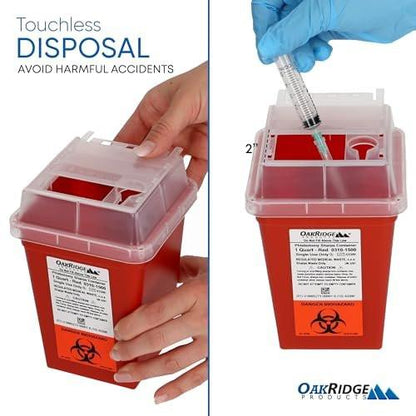 Oakridge Products Sharps Container for Home – Certification: CDC compliant for sharps disposal – Image 6