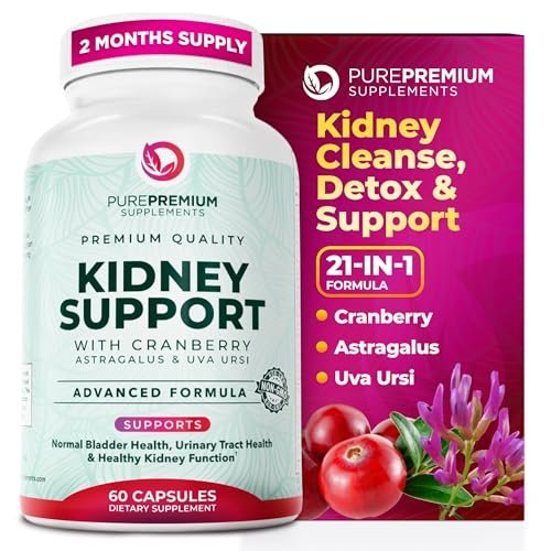 PurePremium Kidney Support Supplement – – Cranberry Extract: Known for its ability to support urinary tract health – Image 2