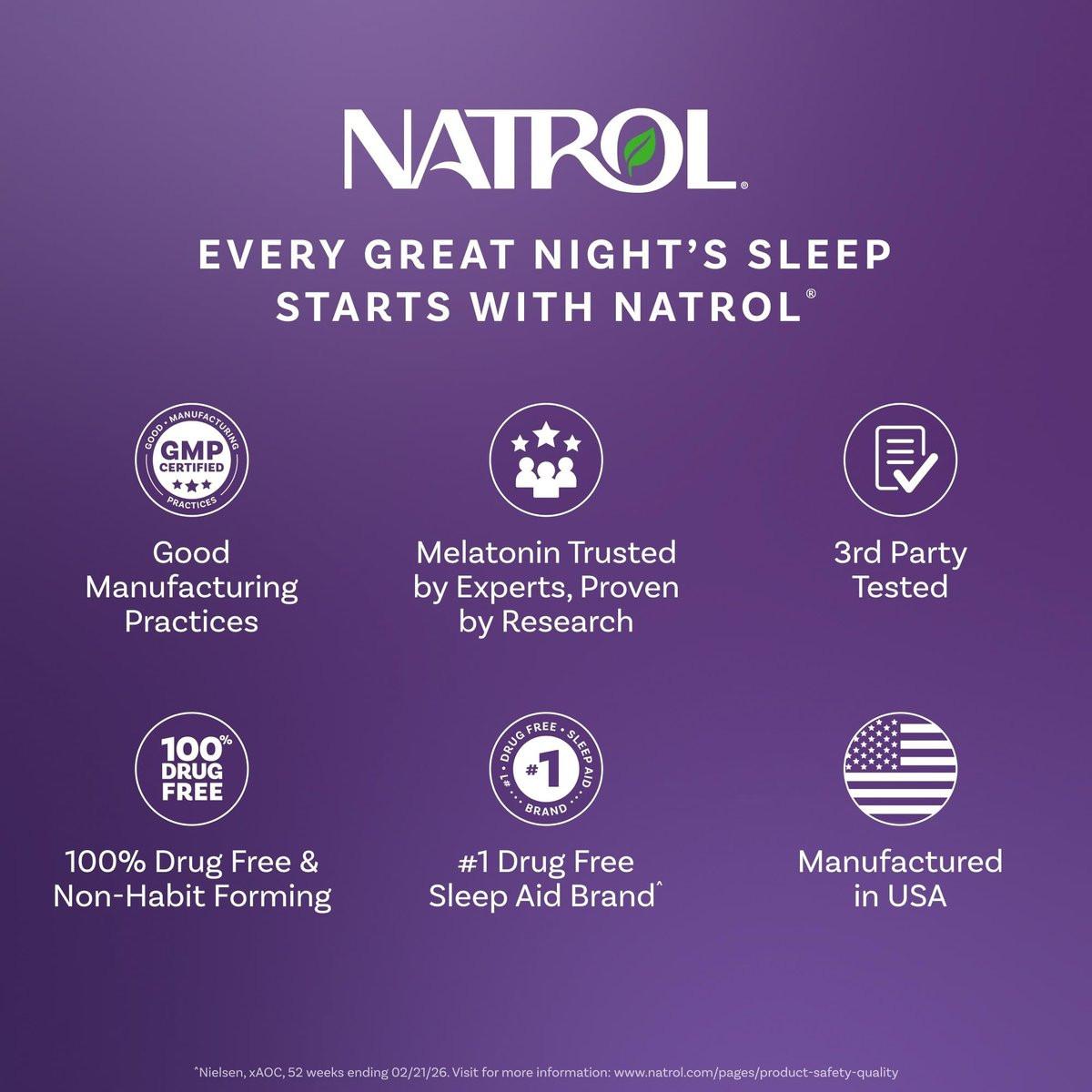 Natrol Sleep & Restore Capsules - Calm Magnesium Glycinate, Magnesium Sleep Aid with GABA, Melatonin 5mg, Botanical Blend, 30 Day Supply - görsel 12