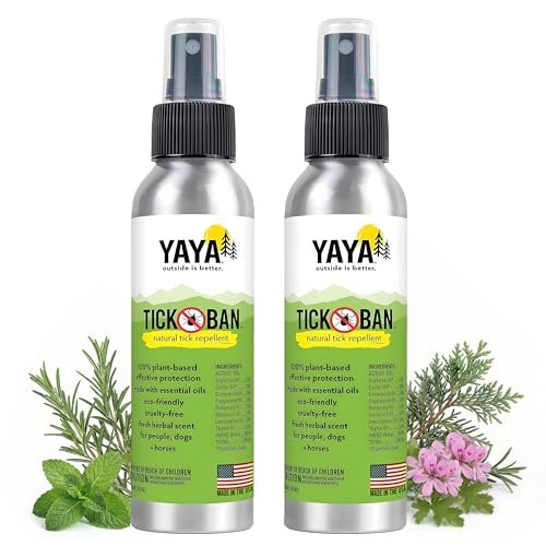 Yaya Organics Tick Ban DEET-Free Mist Spray – All-Natural Ingredients: Crafted with essential oils known for their – Image 2