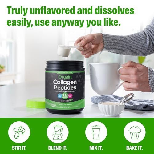 Orgain Hydrolyzed Collagen Peptides Powder – Hydrolyzed for Maximum Absorption: The collagen is hydrolyzed into – Image 16