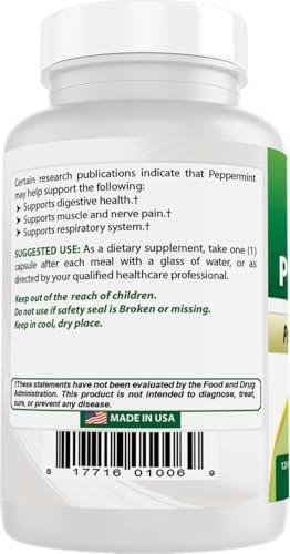 Best Naturals Peppermint Oil 250 mg 120 Capsules (120 Count (Pack of 2)) - görsel 11