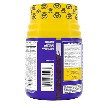 Zarbee's Complete Kids Multivitamin Gummies + Immune Support, Children Vitamins Gummy with Vitamin A, C, D3, E, B6, B12, Folic Acid & Total B-complex, 70 ct