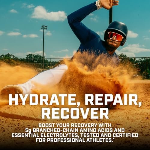 XTEND Sport BCAA Powder Blue Raspberry Ice - Electrolyte Powder for Recovery & Hydration with Amino Acids - 30 Servings - görsel 3