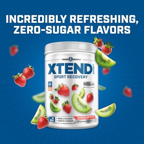 Xtend Scivation Sport BCAA Powder Strawberry Kiwi Splash - Electrolyte Powder for Recovery & Hydration with Amino Acids - 30 Servings - görsel 10