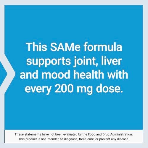 Life Extension Same, Mood, Joint & Liver Support, Gluten-Free, Non-GMO, Vegetarian, 30 Tablets - görsel 12