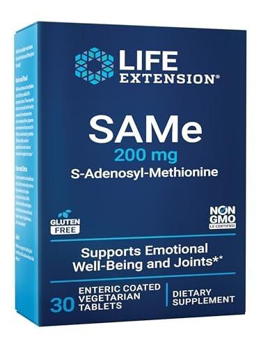 Life Extension Same, Mood, Joint & Liver Support, Gluten-Free, Non-GMO, Vegetarian, 30 Tablets - görsel 2