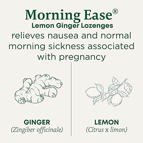 Traditional Medicinals Organic Morning Ease Lozenges, Lemon Ginger - Supports Pregnancy Nausea Relief & Morning Sickness - 30 Individually Wrapped Lozenges - görsel 3