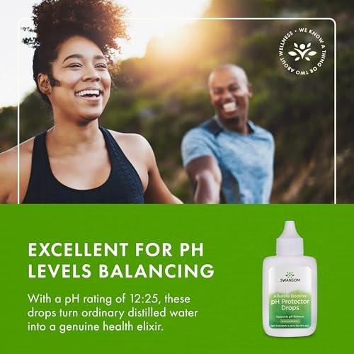 Swanson Alkaline Booster - pH Protector Drops with 12.25 pH Rating - Make Your Own Alkaline Water - Add to Distilled Water to Help Maintain pH Balance (1.25 Fl Oz) - görsel 10