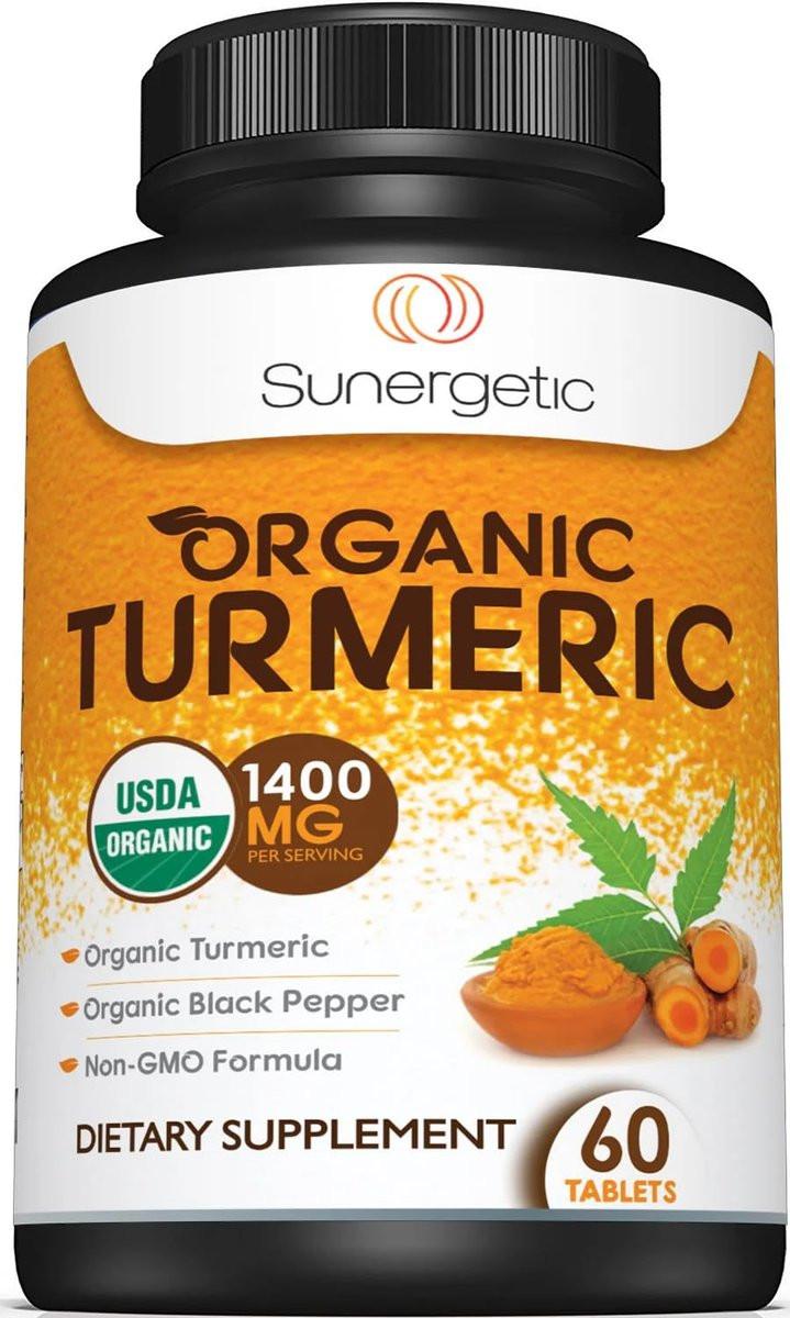 USDA Certified Organic Turmeric Supplement – Includes Organic Turmeric & Organic Black Pepper – 1,400mg of Turmeric per Serving - 60 Count (Pack of 1) - görsel 13