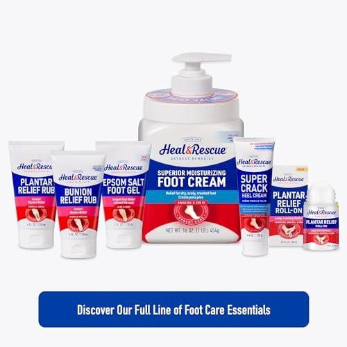 Heal&Rescue Heel Rescue Foot Cream 16 Ounce Bottle, 2 Pack, for Cracked, Calloused or Chapped Skin - görsel 3