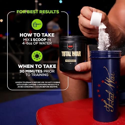 REDCON1 Total War Pre Workout, Strawberry – Flavor: Strawberry Mango – Image 9
