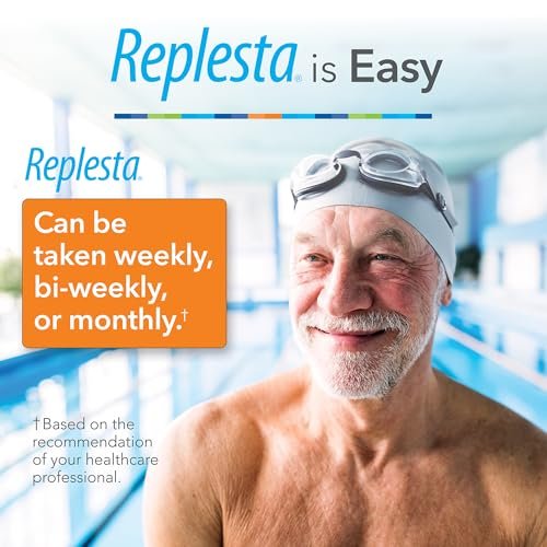Replesta 50,000 IU Vitamin D3 Cholecalciferol, for Vitamin D Deficiency, Once-Weekly Chewable Wafer, Non-GMO, Natural Orange Flavor, 8 Count (Pack of 1) - görsel 1
