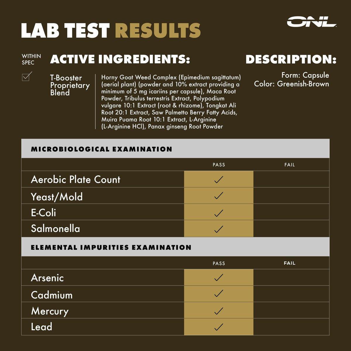 ONL Major Load Testosterone Booster for Men - Semen Volume Booster - Libido Booster for Men with Horny Goat Weed, Maca Root, Tongkat Ali - Energy, Stamina & Strength - 60 Caps, Non-GMO, Made in USA - görsel 15