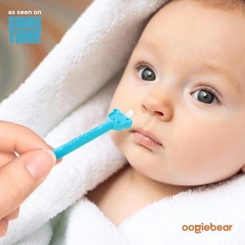 oogiebear: Baby Nose Cleaner & Ear Wax Removal Tool - Safe Booger & Earwax Removal for Newborns, Infants, Toddlers - Dual-Ended - Essential Baby Stuff, Diaper Bag, Raspberry & Seafoam with case - görsel 14