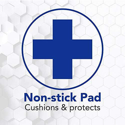 All Health Antibacterial Sheer Adhesive Bandages, 3/4 in x 3 in, 160 ct | Helps Prevent Infection, Extra Large Comfortable Protection for First Aid and Wound Care